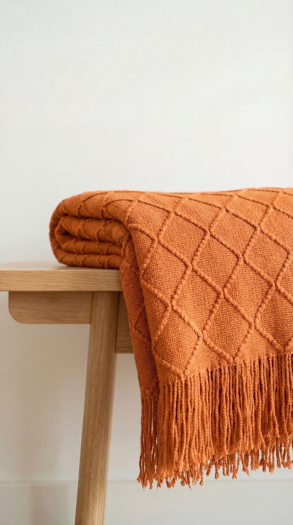 Close-up of the BOHEM knit and fringe