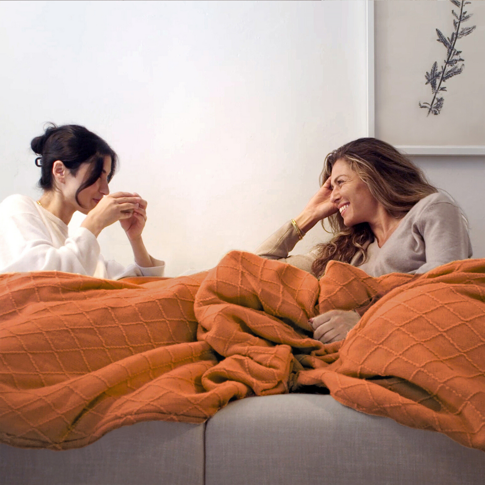 BOHEM Heated Blanket | Sustainable Heated Sofa Blanket by