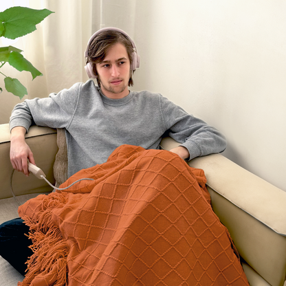 BOHEM Heated Sofa Blanket