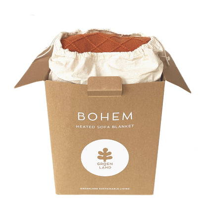 BOHEM Heated Sofa Blanket