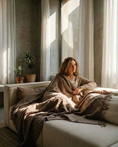BOHEM Heated Sofa Blanket