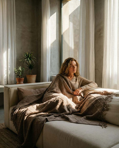 BOHEM Heated Sofa Blanket