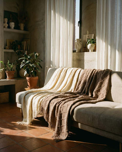 BOHEM Heated Sofa Blanket