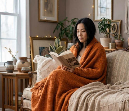 BOHEM Heated Sofa Blanket