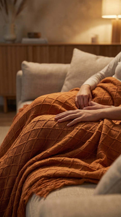 BOHEM Heated Sofa Blanket