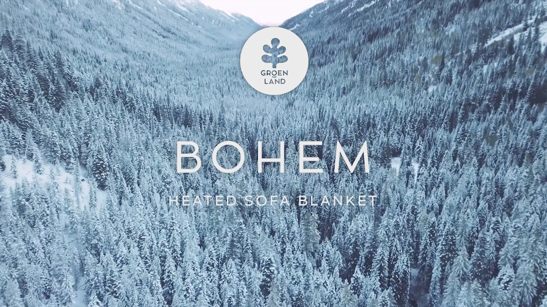 Load video: BOHEM Heated Sofa Blanket promotional video